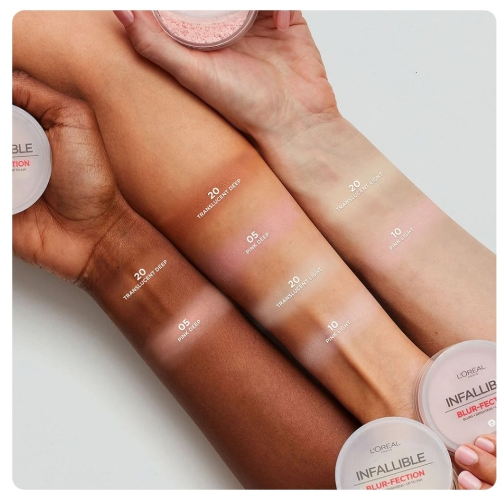 L'Oreal Infallible Blur-Fection Setting Powder : Translucent Light - Picture 6 of 9